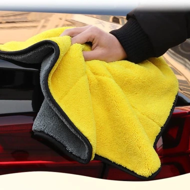 Khăn Lau Xe Ô Tô Microfiber Không Ra Bông - Thấm nhanh, Giá 14.500₫, Giá gốc 17.835₫ 4