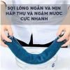 Khăn lau xe ô tô microfiber lông mịn dày, cách dệt mới, xanh cao cấp, đa năng lau bếp, giá 29.580₫ 5