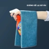 Khăn lau xe ô tô microfiber lông mịn dày, cách dệt mới, xanh cao cấp, đa năng lau bếp, giá 29.580₫ 7