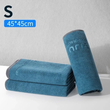 Khăn lau xe ô tô microfiber lông mịn dày, cách dệt mới, xanh cao cấp, đa năng lau bếp, giá 29.580₫ 9