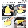Khăn lau xe ô tô siêu dày dặn Microfiber cao cấp 2 mặt mềm mịn - Giá chỉ 14.000 VND 7