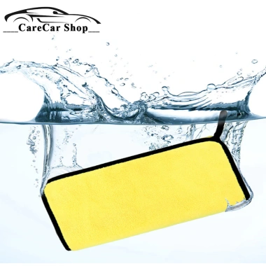 Khăn lau xe ô tô siêu dày dặn Microfiber cao cấp 2 mặt mềm mịn - Giá chỉ 14.000 VND 9
