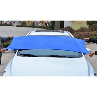 Khăn lau xe ô tô xanh siêu mềm mịn, thấm hút cực tốt – Giá chỉ 12.000đ