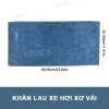 Khăn Lau Xe SEAMETAL Microfiber 2 Lớp Siêu Thấm Không Sơ Rối - Đa Năng Lau Ô Tô, Bếp, Kính 10