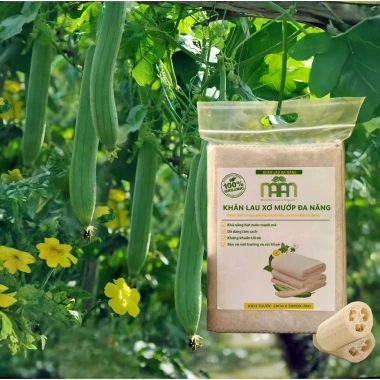 Khăn Lau Xơ Mướp Đa Năng Siêu Thấm Hút Làm Sạch Dầu Mỡ, Giá 45.000 VND 9 Khăn Lau Xơ Mướp Đa Năng Siêu Thấm Hút Làm Sạch Dầu Mỡ, Giá 45.000 VND 9