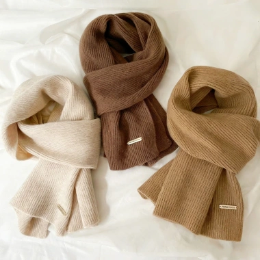 Khăn len dệt kim dày ấm áp - Phụ kiện thời trang dễ mix, quà tặng chỉ 43.334 VND