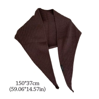 Khăn len dệt kim HYCEO - Khăn quàng cổ tam giác ấm áp mùa đông, đa chức năng phong cách Hàn Quốc 211.680₫