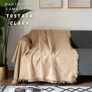 Khăn Len Dệt Kim Nhiều Size - Khăn Trải Bàn Chụp Ảnh, Sofa, Picnic Giá 75.000