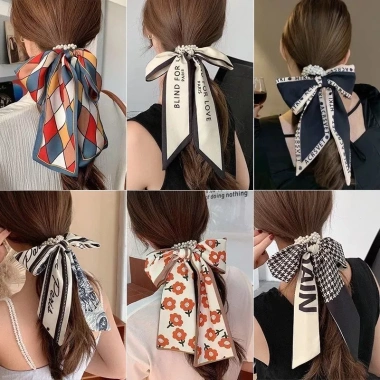 Khăn lụa đa năng quàng cổ, buộc tóc, turban nữ siêu xinh - Giá chỉ 12.500 VND (Giảm từ 15.875 VND)