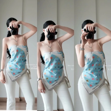 Khăn lụa mới siêu hót, giảm còn 250.000₫ (giá gốc 325.000₫), mềm mại thời trang