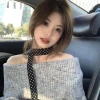 Khăn lụa mỏng cổ ruy băng họa tiết chấm bi - Phụ kiện thời trang nữ Giá 30.150₫ 7