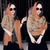 Khăn lụa nữ mỏng đôi có mũ trùm đầu đa năng, chống gió, chống cát, siêu nhẹ 4