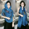 Khăn lụa nữ mỏng đôi có mũ trùm đầu đa năng, chống gió, chống cát, siêu nhẹ 8