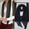Khăn lụa quàng cổ nữ KL15 - Đẹp mềm mại, giá chỉ 39.000đ, phù hợp chụp ảnh 8