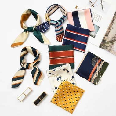 Khăn lụa retro thời trang mùa hè - cho tiếp viên, khăn turban, chỉ 111.459 VND
