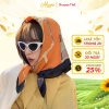 Khăn lụa trùm đầu HUMI 70x70cm – Bandana đa năng thắt nơ cá tính, quàng cổ thời trang