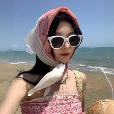 Khăn lụa trùm đầu HUMI 70x70cm – Bandana đa năng thắt nơ cá tính, quàng cổ thời trang 4