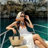 Khăn lụa trùm đầu HUMI 70x70cm – Bandana đa năng thắt nơ cá tính, quàng cổ thời trang 8