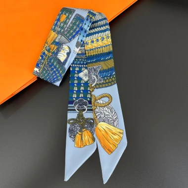 Khăn lụa twilly vintage quấn nơ túi, buộc cổ, cột tóc giá chỉ 35.000đ 10