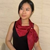 Khăn lụa vuông 70x70 cm - Điểm nhấn áo dài, thời trang - Tặng khuy cài 2 chiếc - Giá 39.990đ 3