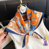 Khăn Lụa Vuông 70x70 cm Quàng Cổ Nữ Bandana Họa Tiết Turban Mỏ Quạ Giá 176.800₫