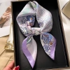 Khăn Lụa Vuông 70x70 cm Quàng Cổ Nữ Bandana Họa Tiết Turban Mỏ Quạ Giá 176.800₫ 2