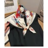Khăn Lụa Vuông 70x70 cm Quàng Cổ Nữ Bandana Họa Tiết Turban Mỏ Quạ Giá 176.800₫ 4