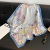 Khăn Lụa Vuông 70x70 cm Quàng Cổ Nữ Bandana Họa Tiết Turban Mỏ Quạ Giá 176.800₫ 7
