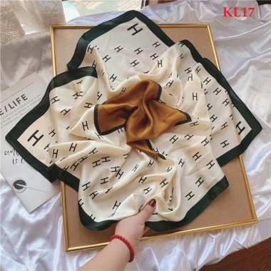 Khăn lụa vuông 70x70cm bandana thanh lịch - Quàng cổ, chùm đầu, chỉ 21.250 VND