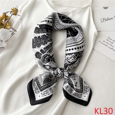 Khăn lụa vuông 70x70cm bandana thanh lịch - Quàng cổ, chùm đầu, chỉ 21.250 VND 4 Khăn lụa vuông 70x70cm bandana thanh lịch - Quàng cổ, chùm đầu, chỉ 21.250 VND 4