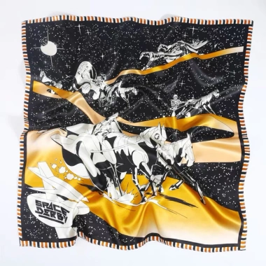 Khăn lụa vuông 70x70cm bandana thanh lịch - Quàng cổ, chùm đầu, chỉ 21.250 VND