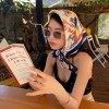 Khăn Lụa Vuông 70x70cm Đa Năng - Turban và Bandana, Siêu Mềm, Giá 41.160 VND 9