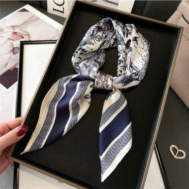 Khăn Lụa Vuông 70x70cm Nhiều Họa Tiết Bandana Turban JULIDO Giá Ưu Đãi 179,375₫