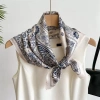Khăn Lụa Vuông 70x70cm SANG CHẢNH - Bandana Turban Nữ Buộc Đầu, Phù Hợp Áo Dài và Mỏ Quạ, Giá 176.800đ 9