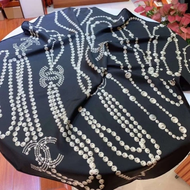 Khăn Lụa Vuông 90x90cm Bandana Đi Biển - Turban Cuốn Bikini Viền Khâu Tay Đẹp 289,100₫