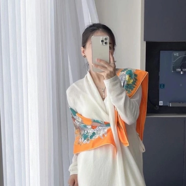 Khăn Lụa Vuông 90x90cm Bandana Turban Cuốn Bikini Loại Đẹp Giá Sốc 289k