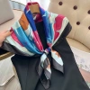 Khăn lụa vuông 90x90cm cao cấp ODOO - Turban, bandana, trùm đầu, có hộp, 244.975₫ 9