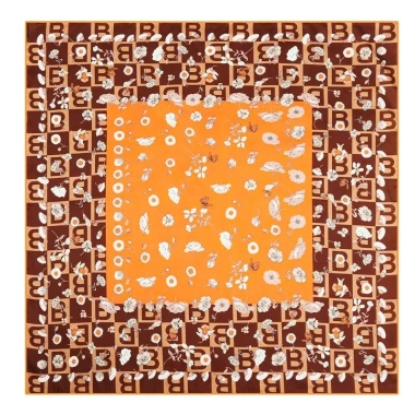 Khăn lụa vuông quàng cổ 90x90cm - Thời trang quấn áo đi biển, giá ưu đãi 160k