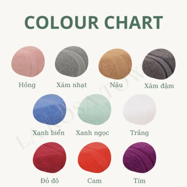 Khăn Mặt 30x50cm 100% Cotton Cao Cấp Xuất Khẩu - Giá Chỉ 14.500đ, Siêu Mềm, Thấm Hút 7
