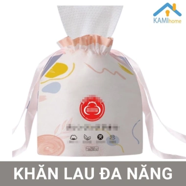 Khăn mặt đa năng 1 lần, cuộn 40 chiếc, vải không dệt, tiện du lịch, giá chỉ 19.000₫