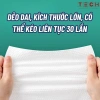 Khăn mặt dùng 1 lần cho bé 150 tờ, túi rút tiện lợi, khô sạch, hợp vệ sinh Geklin nms 7
