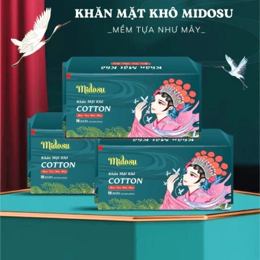 Khăn mặt dùng 1 lần Minaier 20x20cm 50 tờ, đa năng rút bịb, 100% tự nhiên cao cấp, tiện lợi cho bàn - chỉ 58.000₫