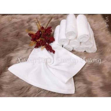 Khăn mặt khách sạ Cotton sợi XE Mềm, thấm hút tốt - 30x50,35x70,35x80,40x80 - 8.900đ