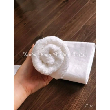 Khăn mặt khách sạ Cotton sợi XE Mềm, thấm hút tốt - 30x50,35x70,35x80,40x80 - 8.900đ