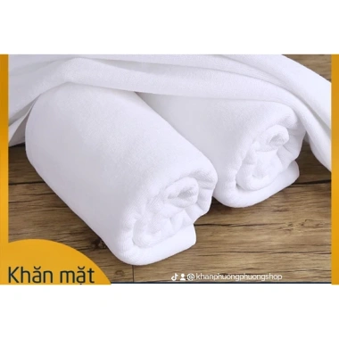 Khăn mặt khách sạ Cotton sợi XE Mềm, thấm hút tốt - 30x50,35x70,35x80,40x80 - 8.900đ
