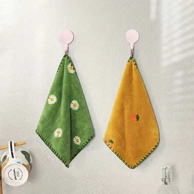 Khăn mặt, khăn lau tay cotton thấm khô nhanh, mềm mại, an toàn cho da – 24.500₫