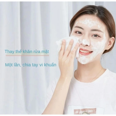 Khăn Mặt Khô Dạng Rút Animerry 50 Tờ - Bịch 1, Siêu Thấm, Không Độ Ấn, Giá chỉ 20.000 VNĐ 2