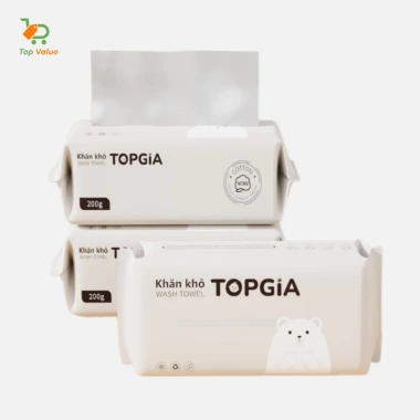 Khăn mặt khô TOPGIA TR1-14.055-1.238 dùng 1 lần mềm mịn phù hợp mọi loại da giá 50.601 VND