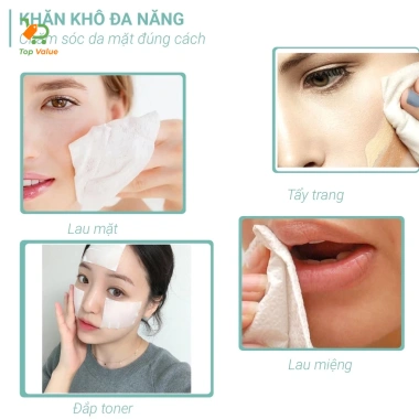 Khăn mặt khô TOPGIA TR1-14.055-1.238 dùng 1 lần mềm mịn phù hợp mọi loại da giá 50.601 VND 3 Khăn mặt khô TOPGIA TR1-14.055-1.238 dùng 1 lần mềm mịn phù hợp mọi loại da giá 50.601 VND 3