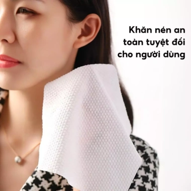 Khăn mặt nén viên kẹo JYoohome 20 miếng tiện lợi du lịch dã ngoại, rửa mặt nhanh